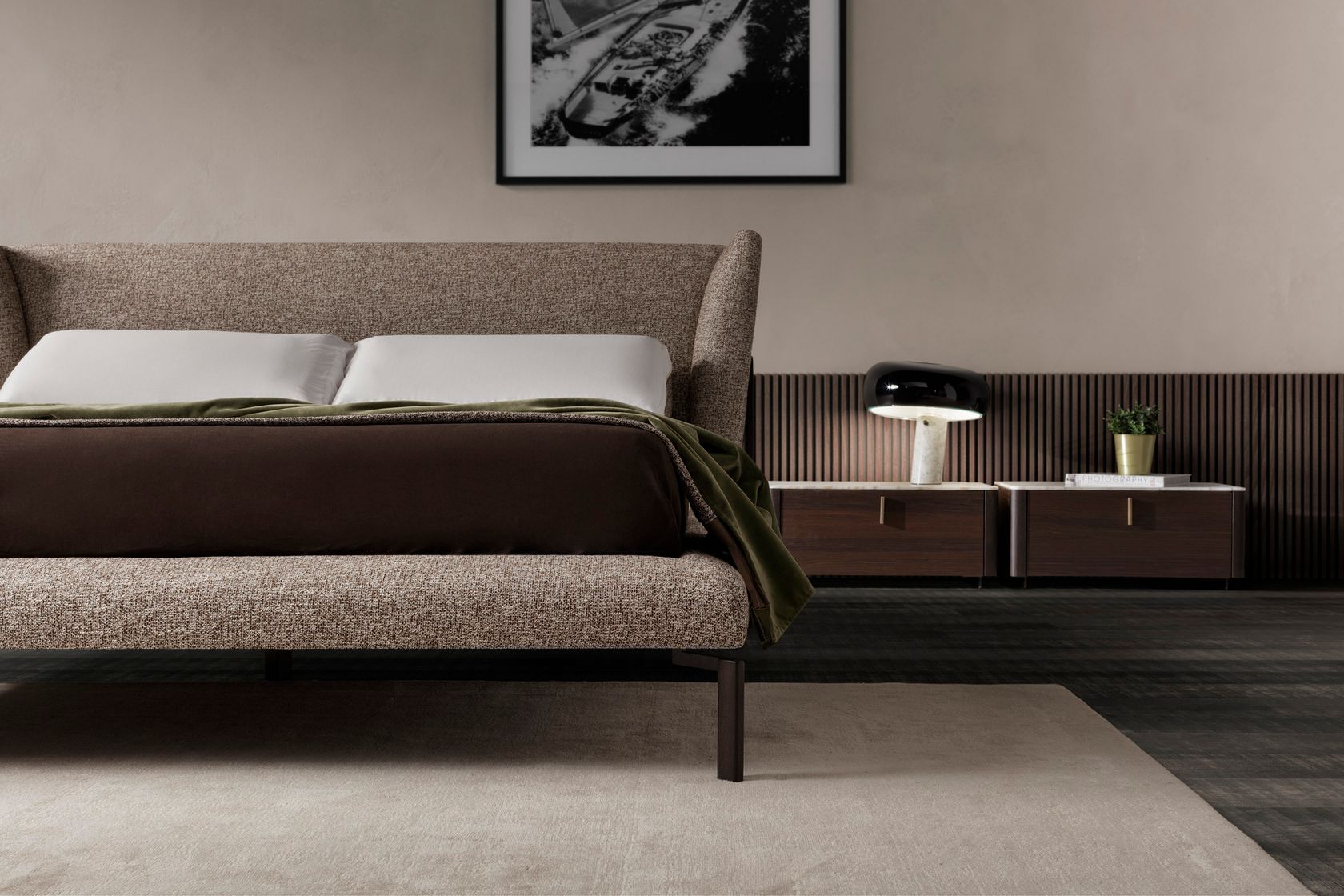 DOMINICK bed By Conte Italian Bed Design design Enrico Cesana