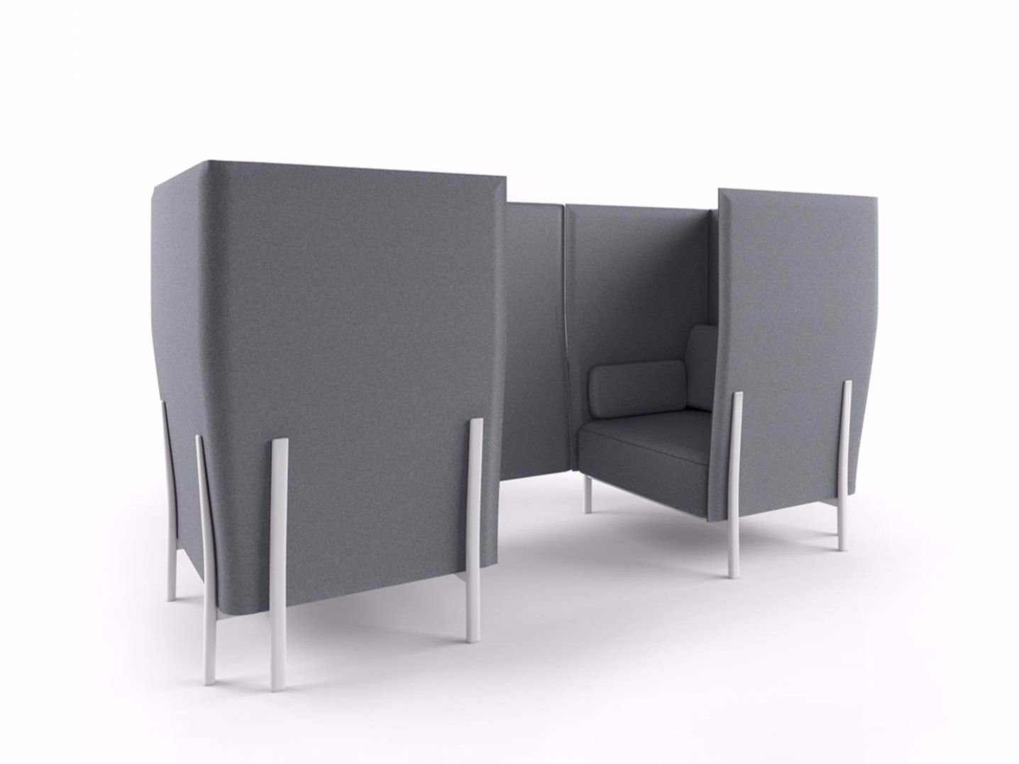 Sectional highback sofa ELEVEN HIGH BACK PRIVACY 866 Eleven High