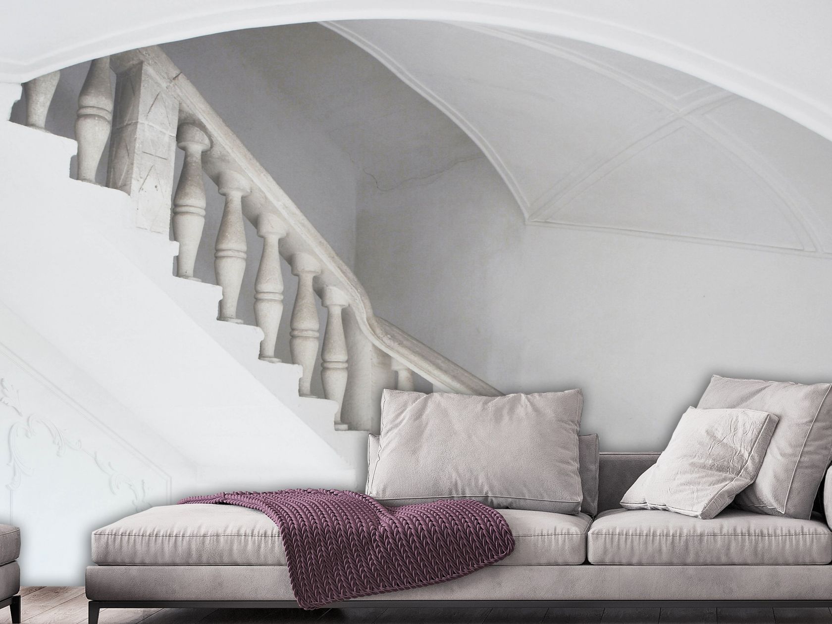 Papier Peint Escalier Trompe L Oeil