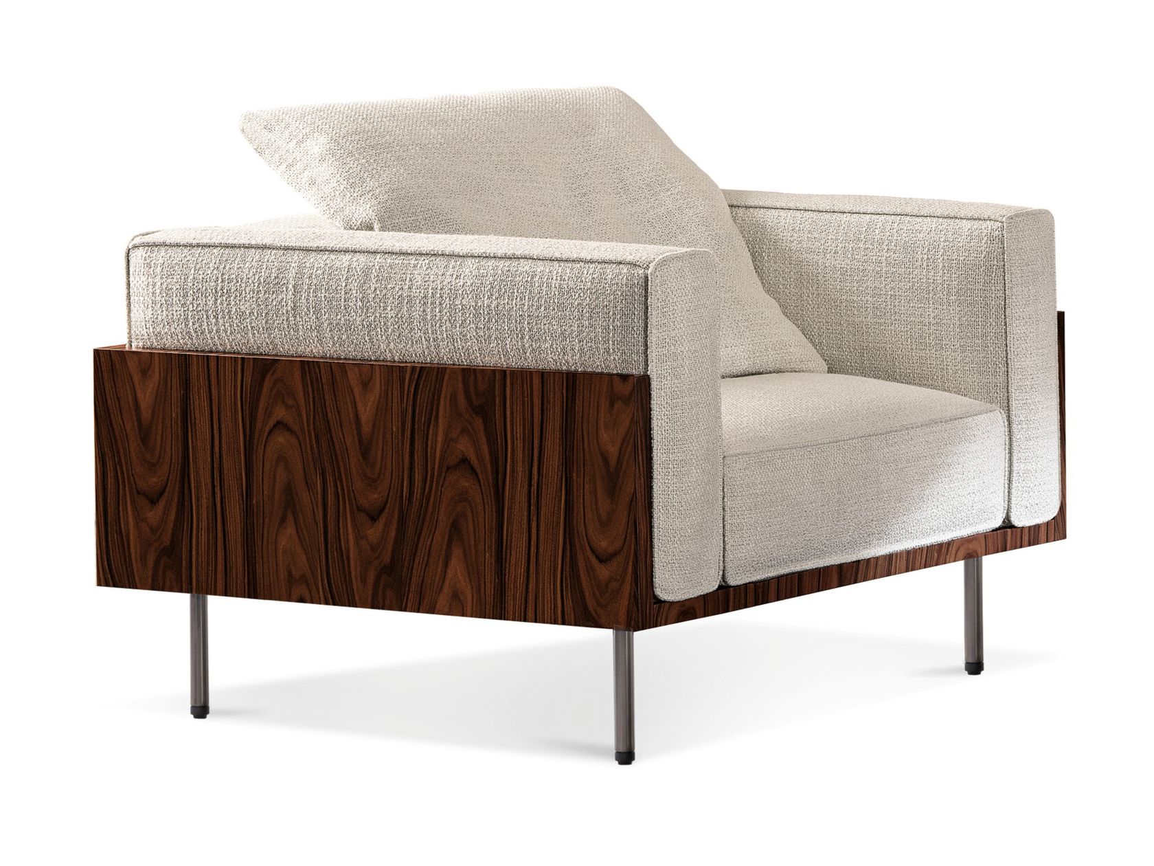 BRASILIA Fabric armchair By Minotti design studio mk27, Marcio Kogan