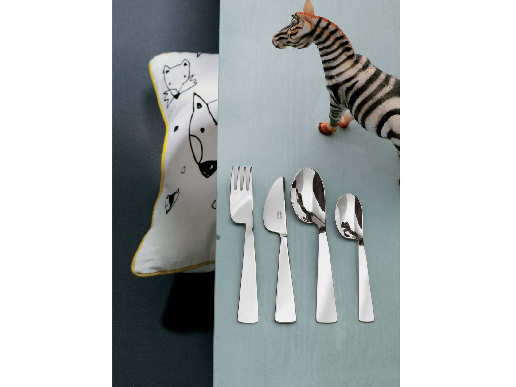 GIO PONTI CONCA Cutlery Set For Children By Sambonet Design Gio Ponti