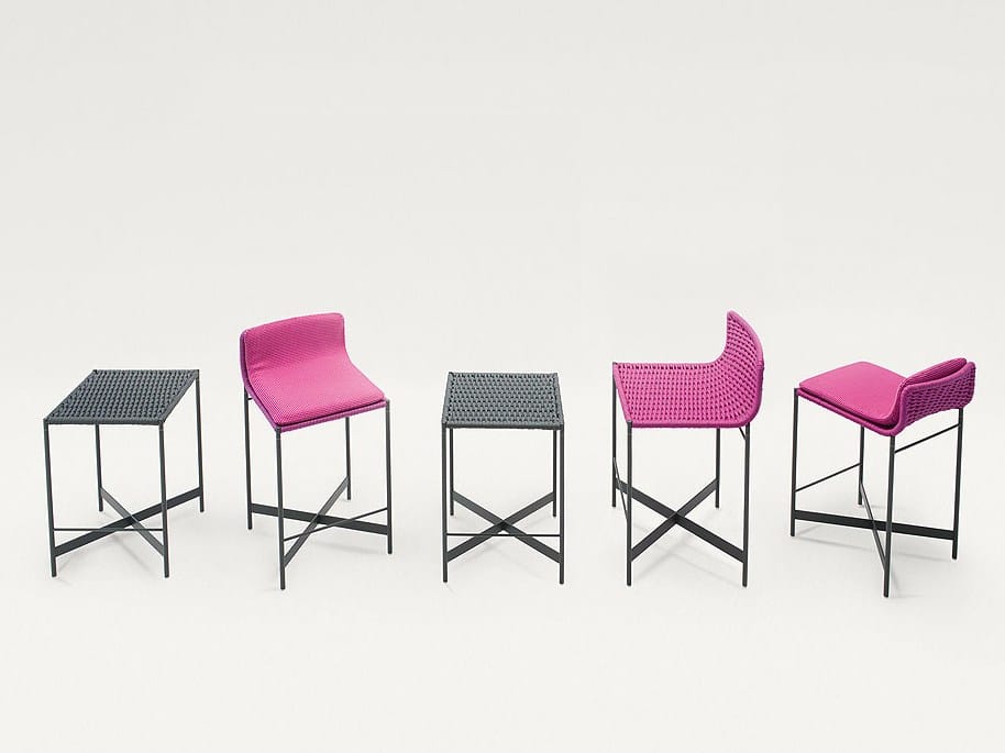 HERON Stool Heron Collection By Paola Lenti design Francesco Rota