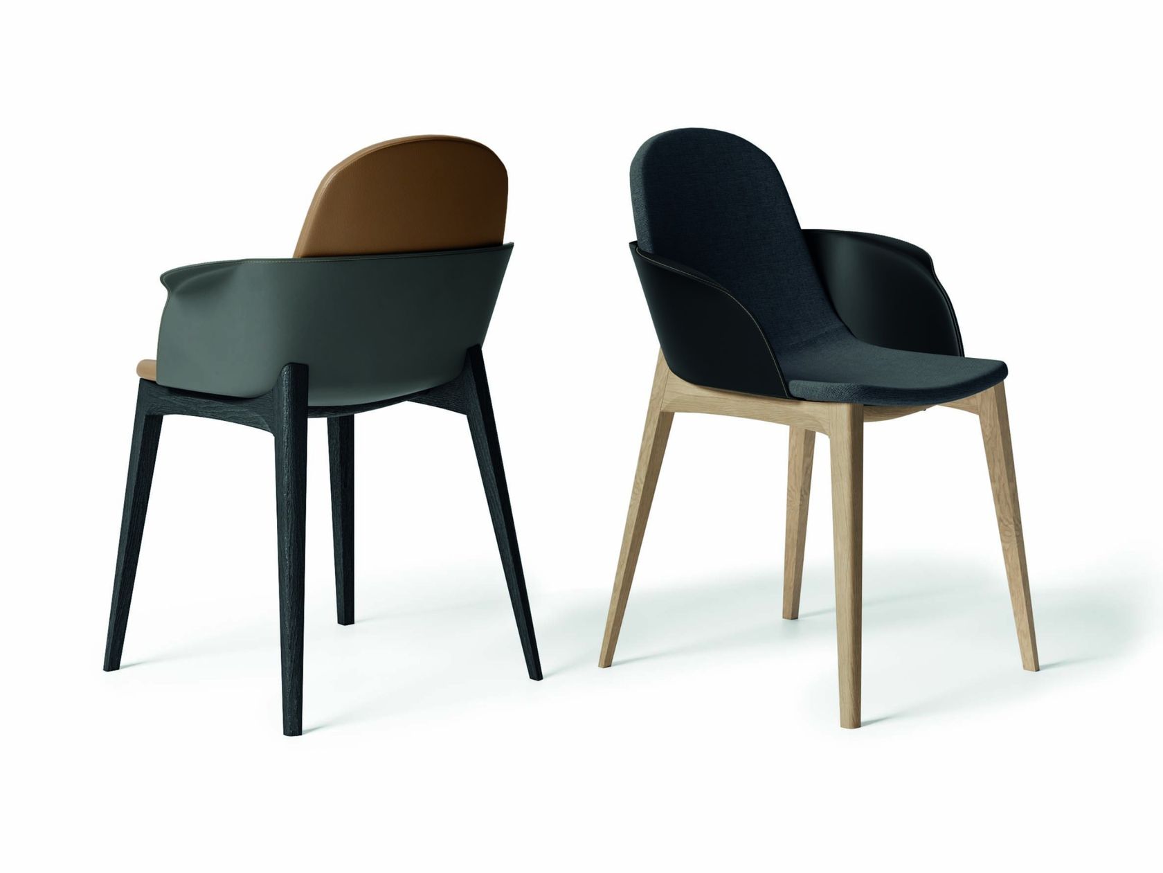 HULL Chair with armrests By Dall'Agnese design Matteo Zorzenoni