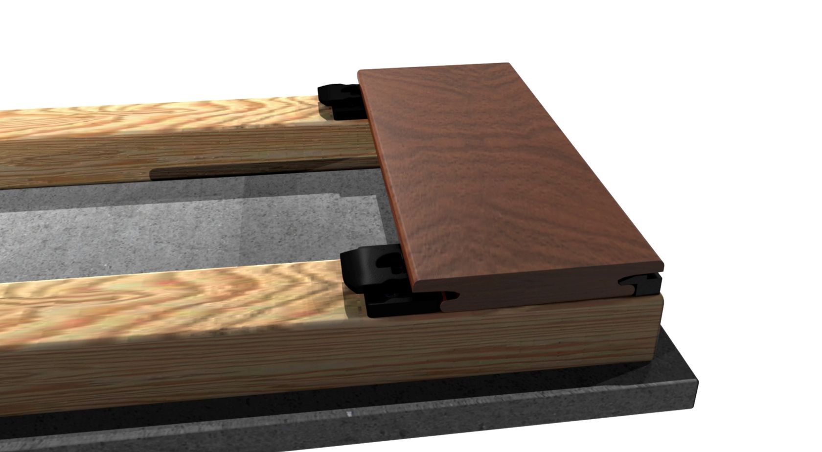 IDECKING IFLY DECKING CLIP Hidden clip for decking boards By iDecking