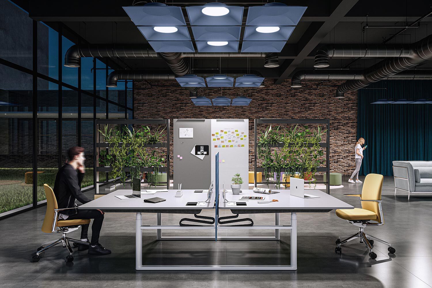 LIGHT SHED DB 60 LED ABS pendant lamp By iGuzzini