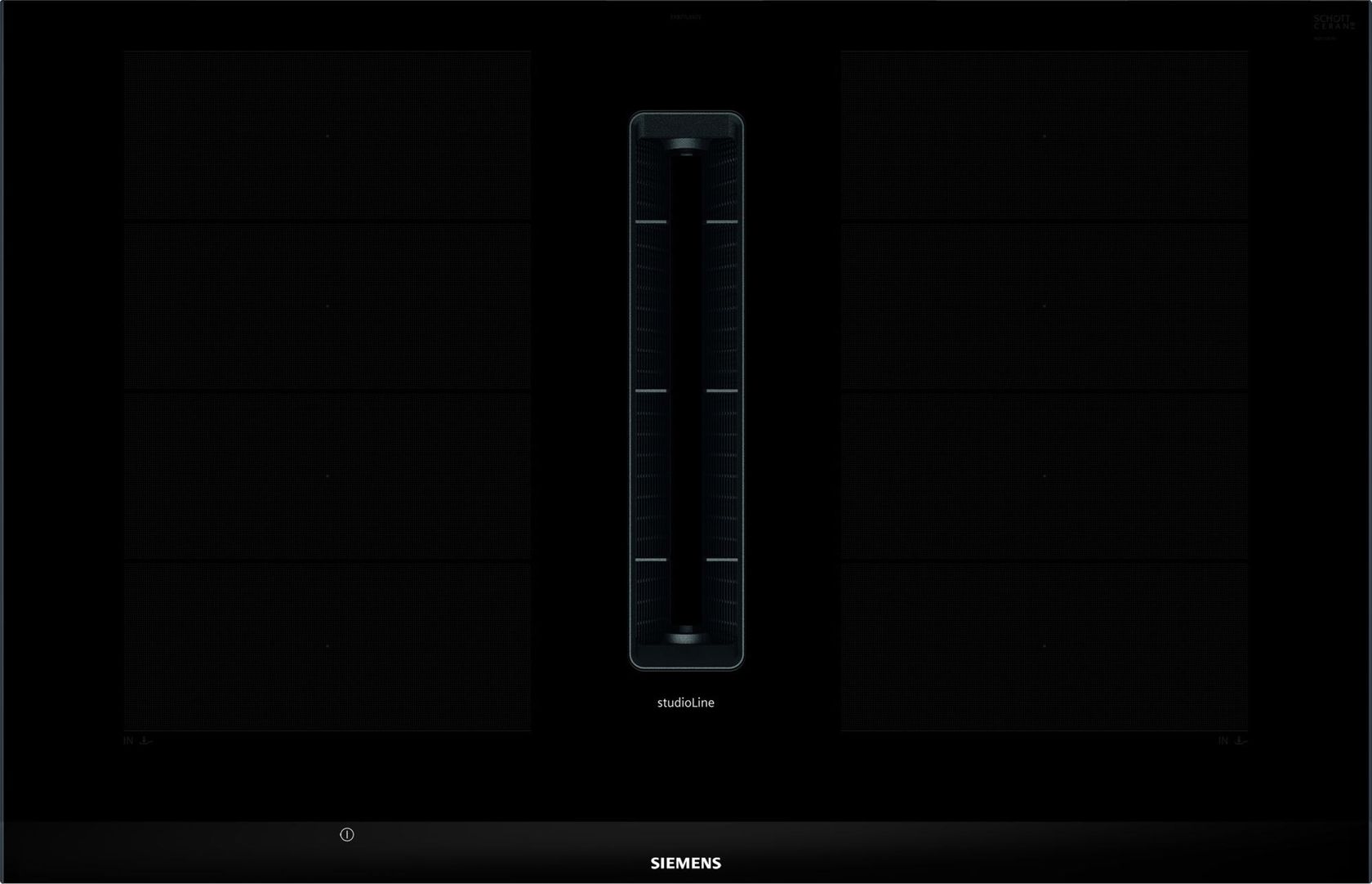 iQ700 EX877LX67E InductionAir Plus placa con campana integrada By Siemens