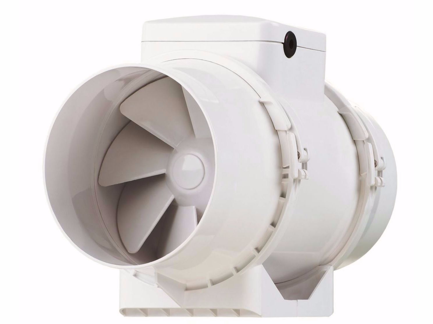 Ventilatore A Canale Inline Da 8 Cm, 4500 RPM, 55 CFM, USB Con Regolazione Velocità, Doppio Cuscinetto, Per Server E Saldatura, Alloggiamento ABS