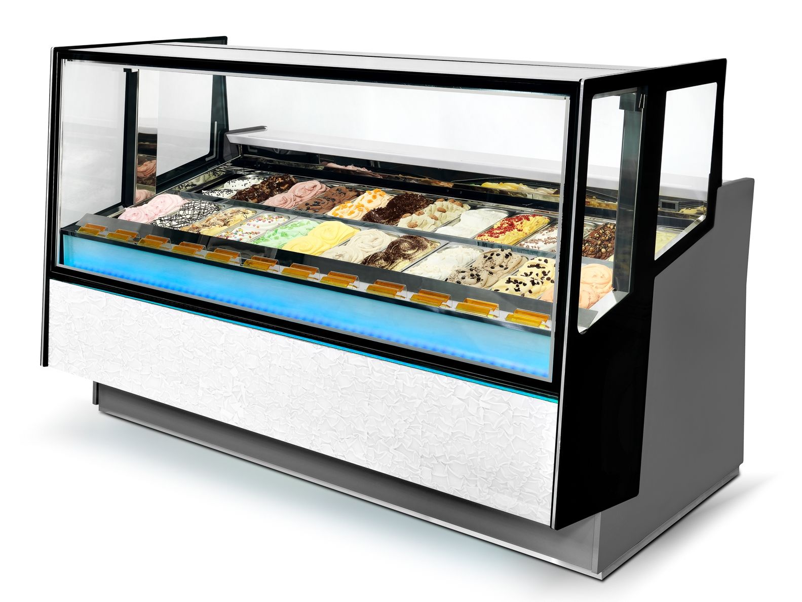 KALEIDO Counter ice cream Refrigerated display cabinet By ISA