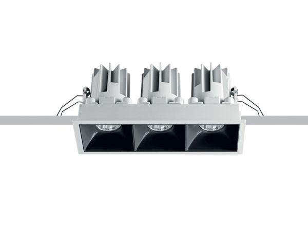 Faretto LED Incasso 15W COB 3000K - Kit 5 Pezzi Con Driver Incluso - Luce Calda Per Soffitto - IP20 - 2