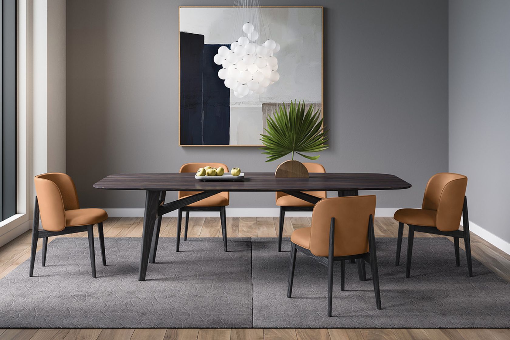 ABREY Leather chair Abrey Collection By Calligaris design Gabriele