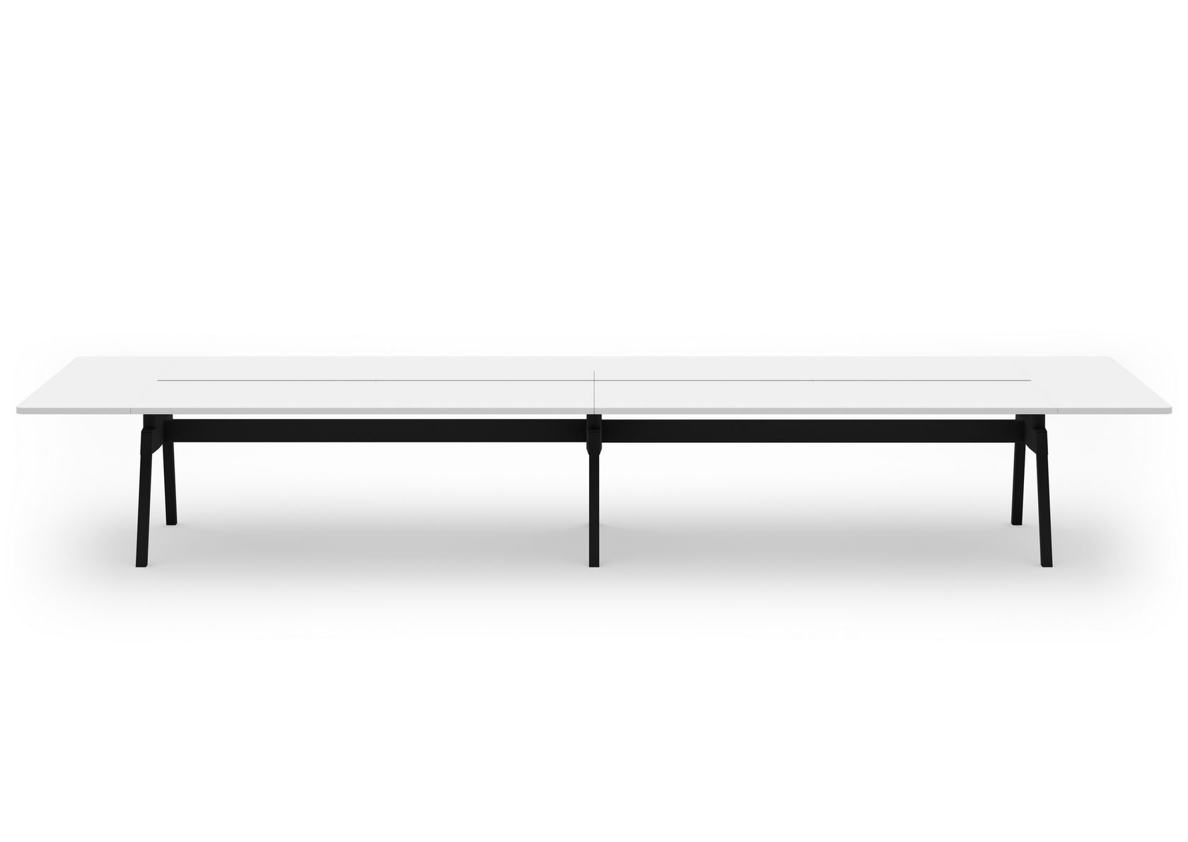 LEVEL SYSTEM Rectangular meeting table By COR design Uwe Fischer