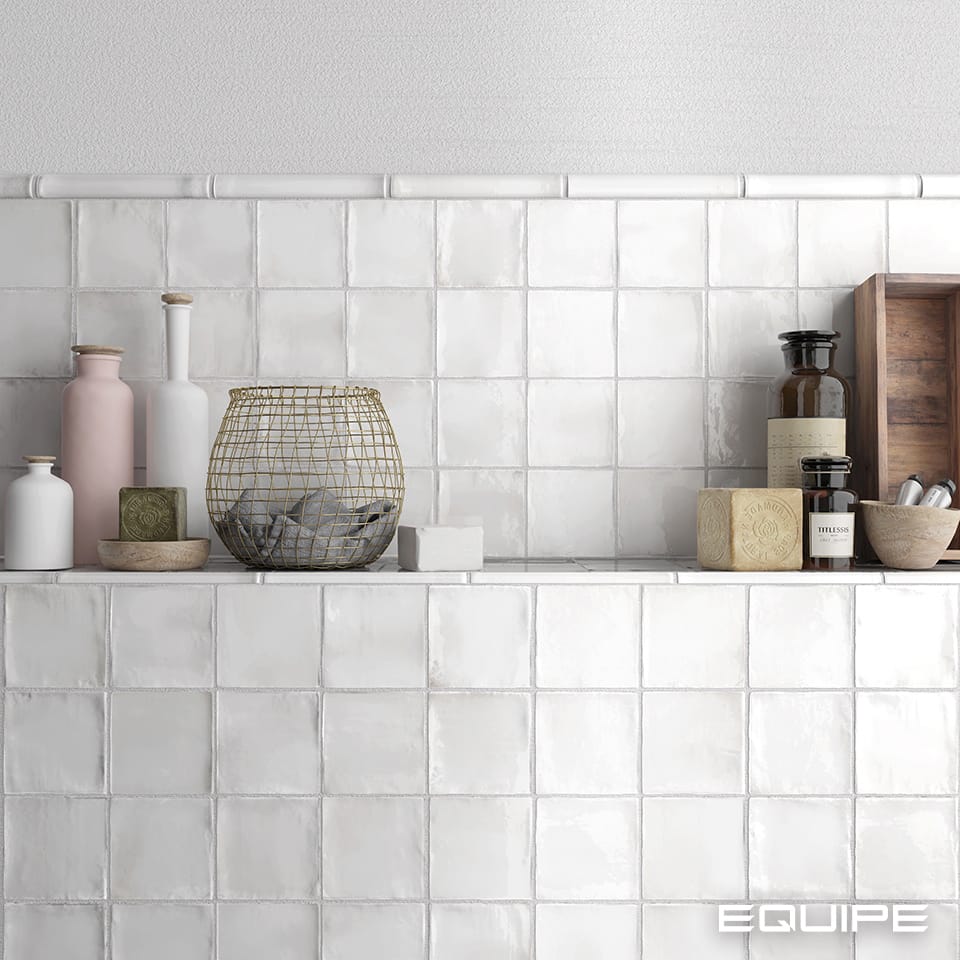 Indoor whitepaste wall tiles MANACOR By EQUIPE CERAMICAS