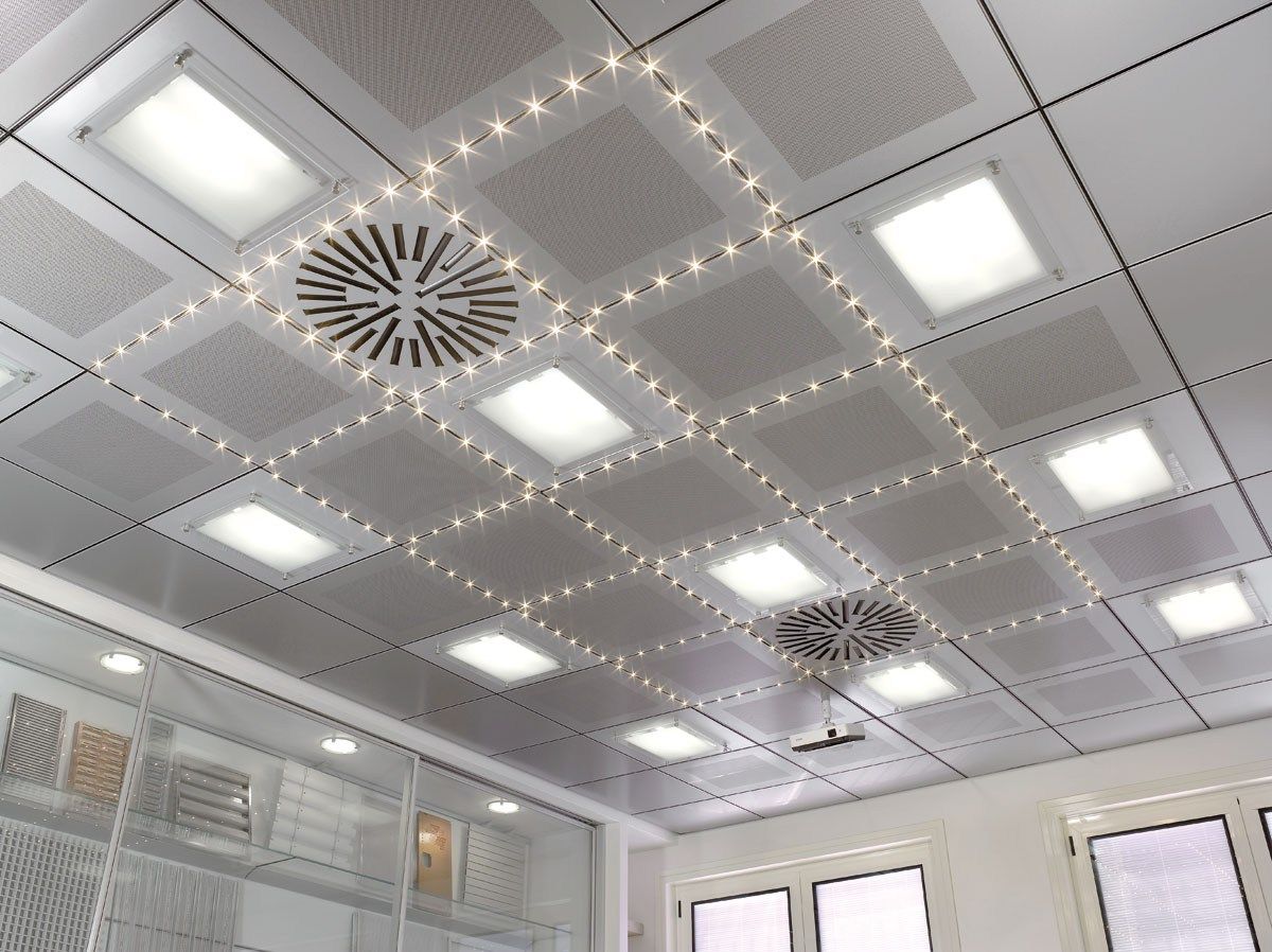 controsoffitto pannelli isolanti per soffitto a vista