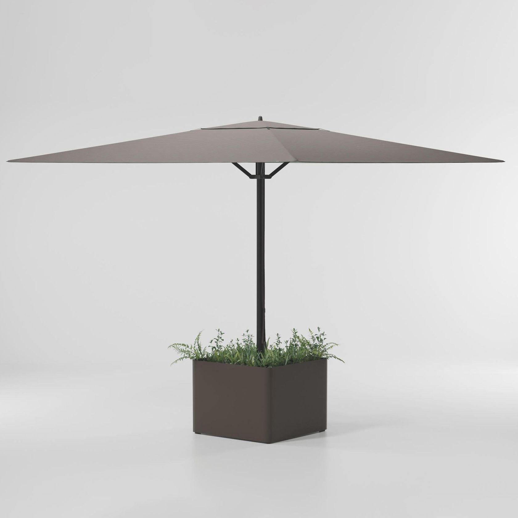 METEO L Square Garden umbrella By Kettal design Konstantin Grcic