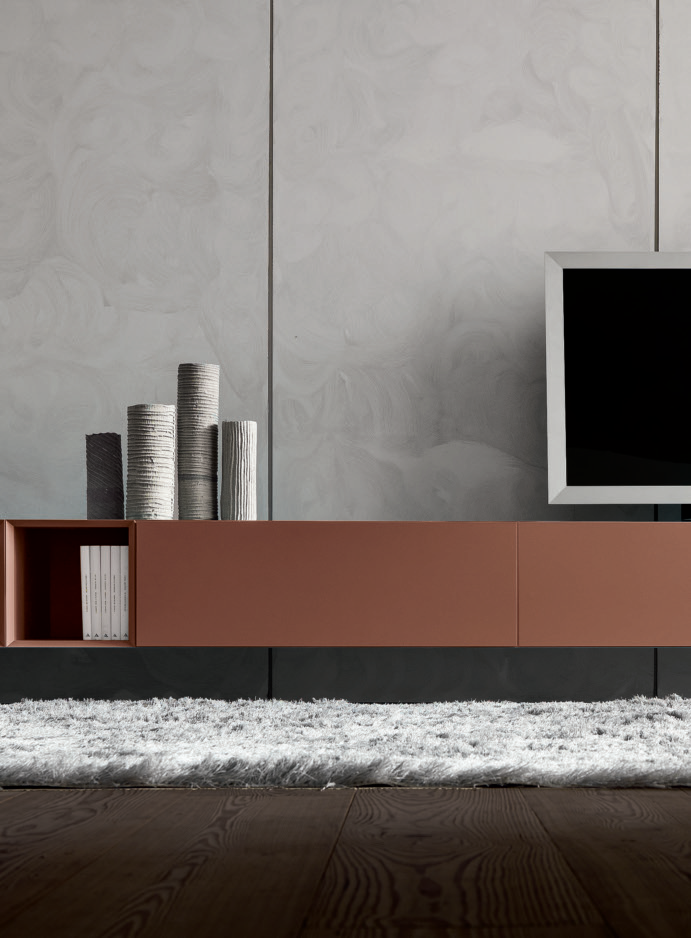 MORE | TV cabinet More Collection By MODULNOVA design Carlo Presotto ...