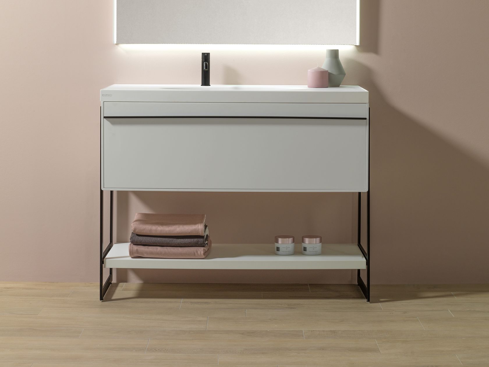 Floorstanding single vanity unit NEST By Porcelanosa