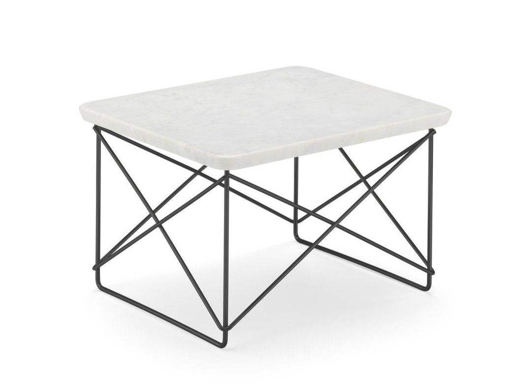 OCCASIONAL TABLE LTR Coffee table with Carrara marble top and steel ...