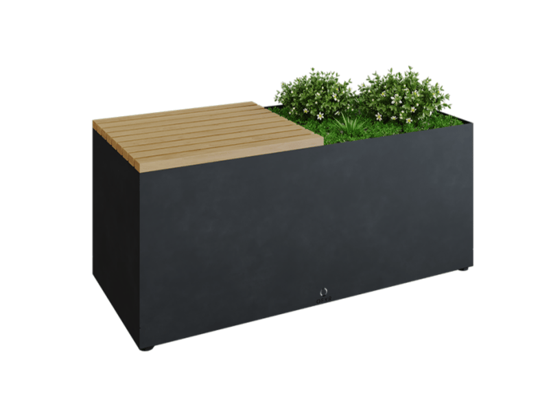 OFYR HERB GARDEN BENCH BLACK garden bench By OFYR