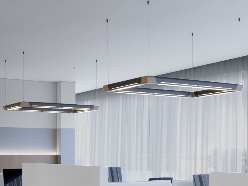 OMEGA SQUARE pendant lamp By Studio Beam