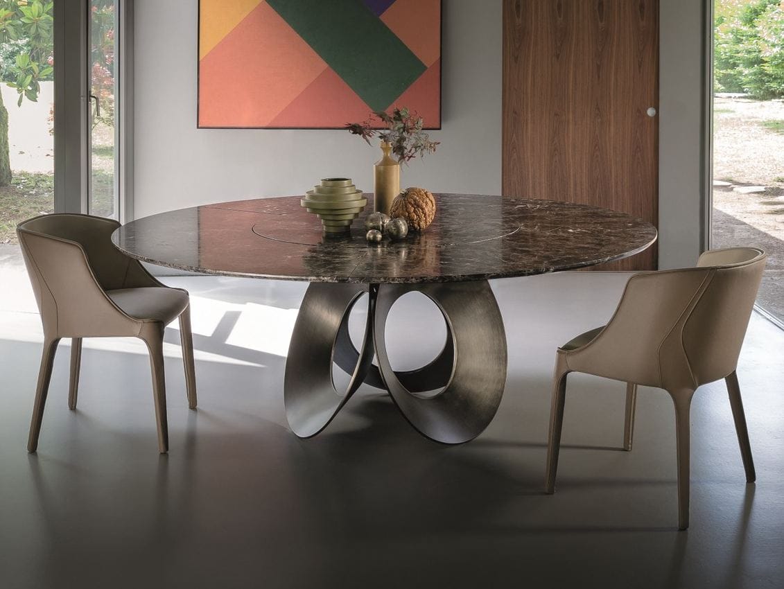 ORACLE Marble table Round marble living room table By Arketipo