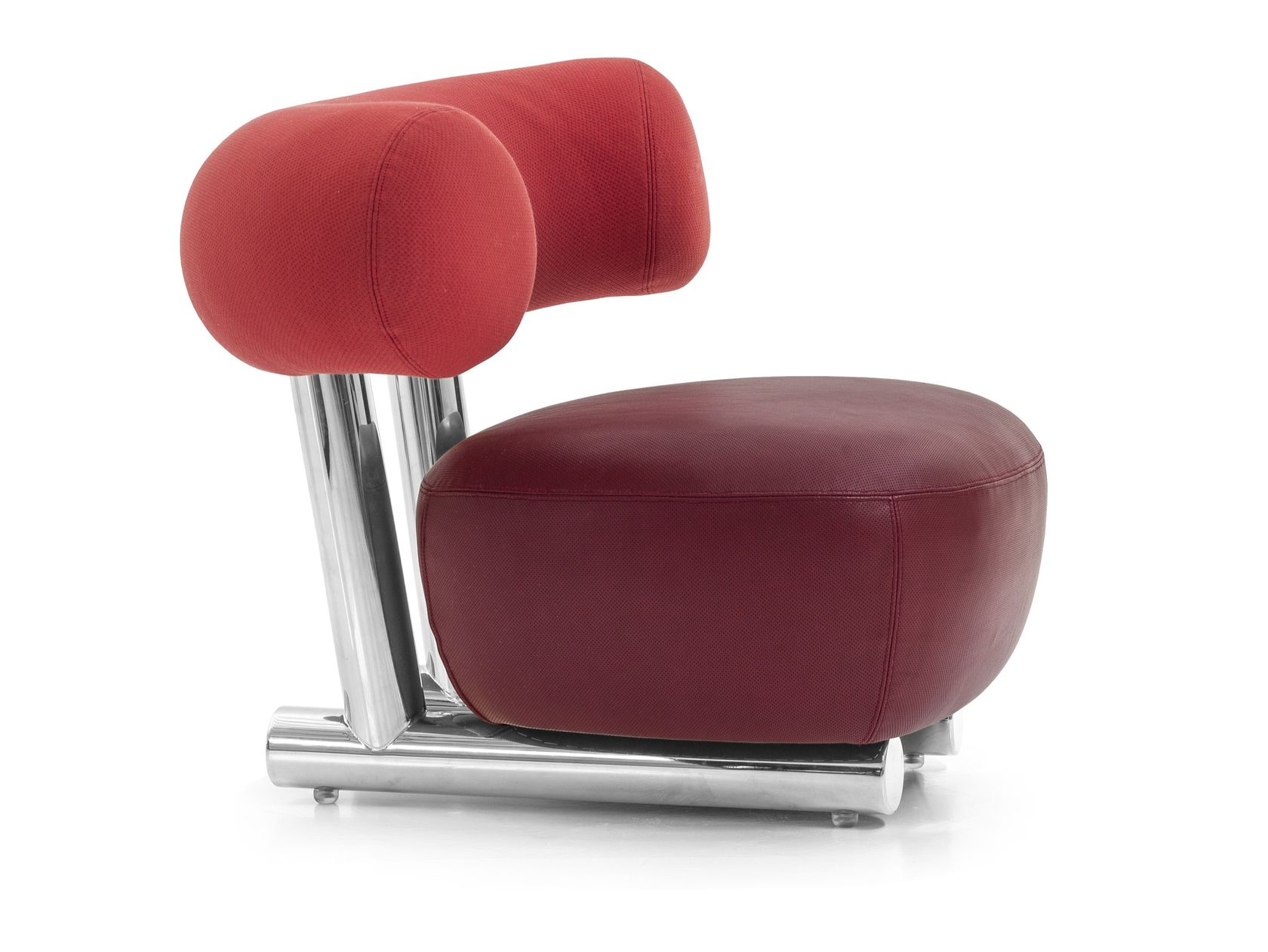 PIPE Armchair with armrests By Moroso design Sebastian Herkner