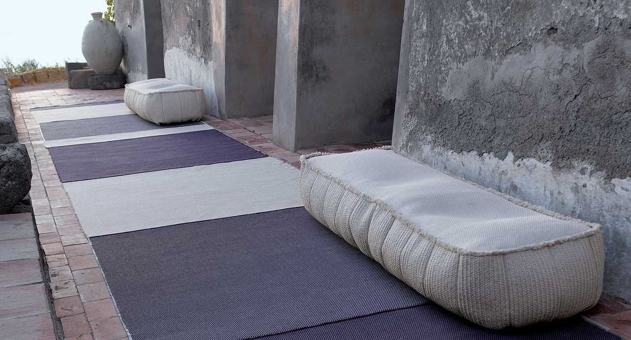 PLAY Pouf rettangolare By Paola Lenti design Francesco Rota