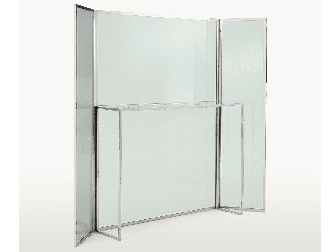 Crystal console table / room divider EOS By Maxalto design Antonio Citterio