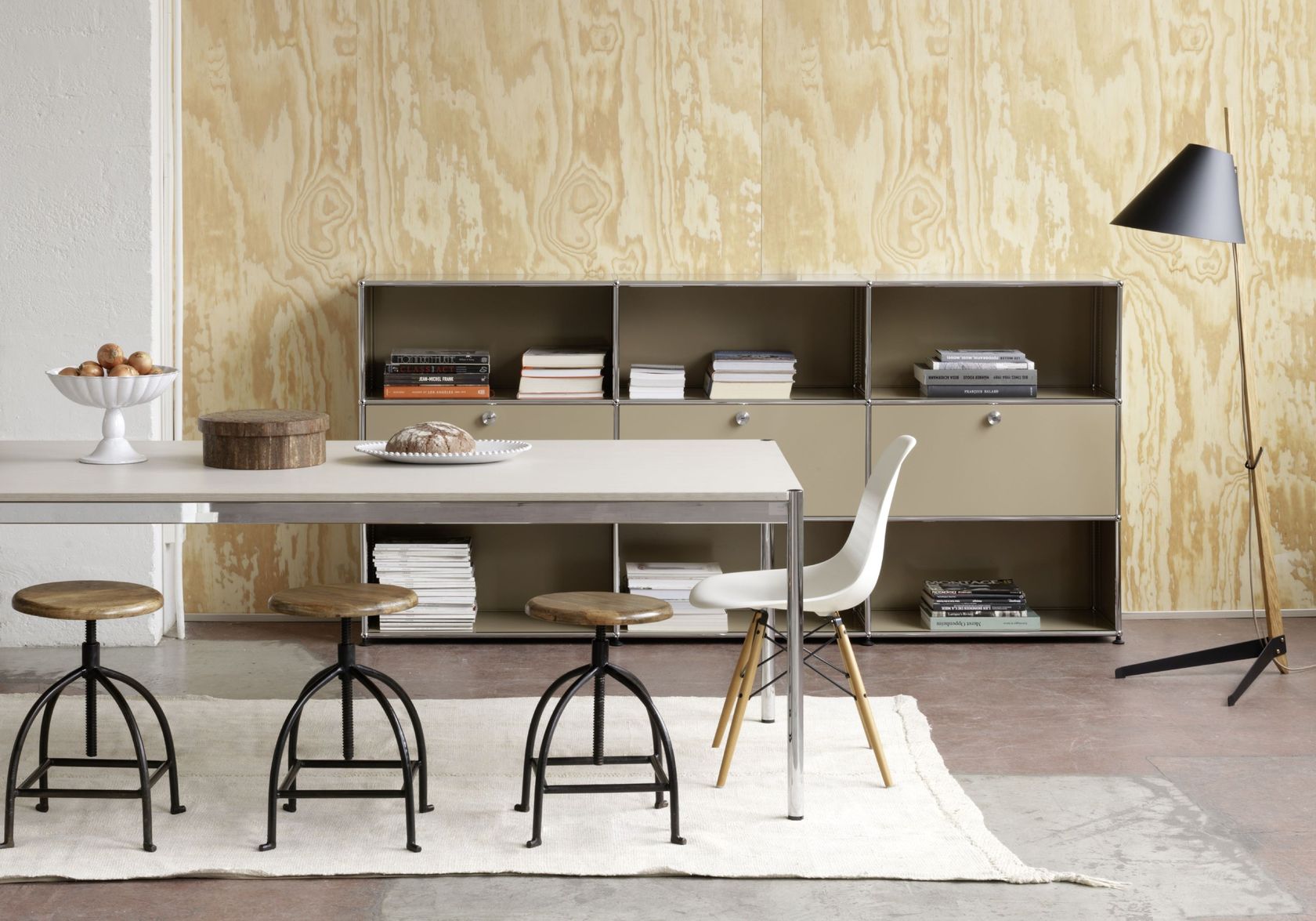 USM HALLER DINING TABLE Heightadjustable table By USM design Fritz Haller