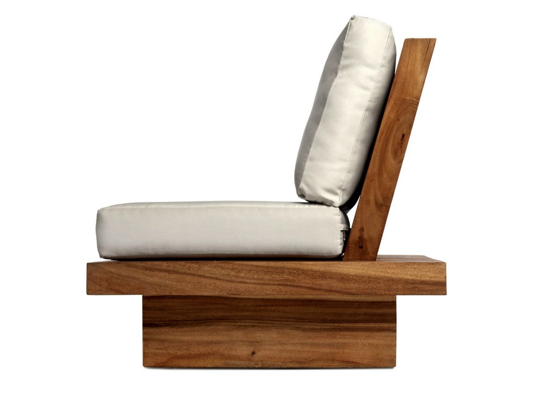 SUAR Butaca de madera maciza para jardín By Il Giardino di Legno