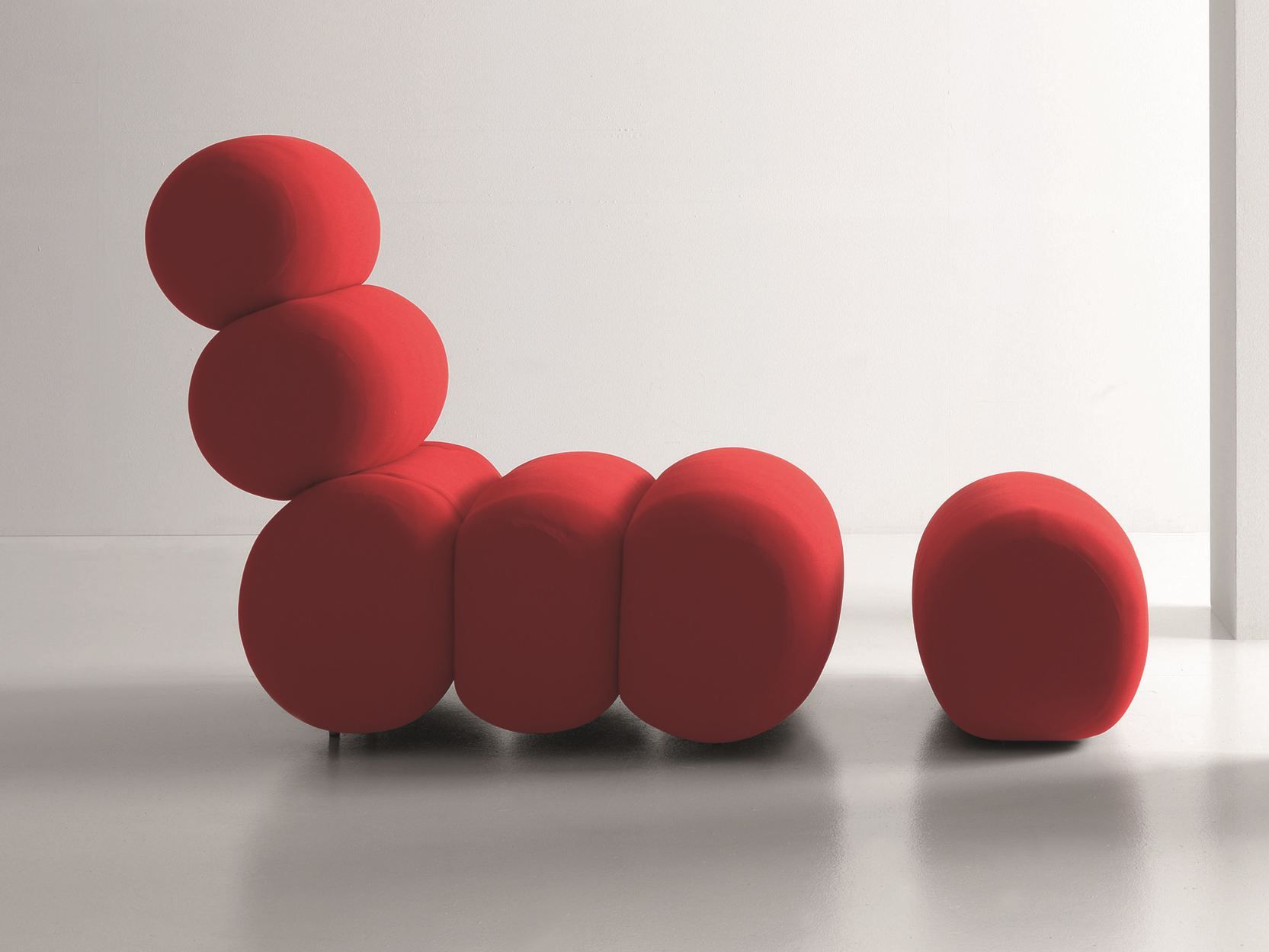 Recliner fabric armchair BRUCO By Presotto