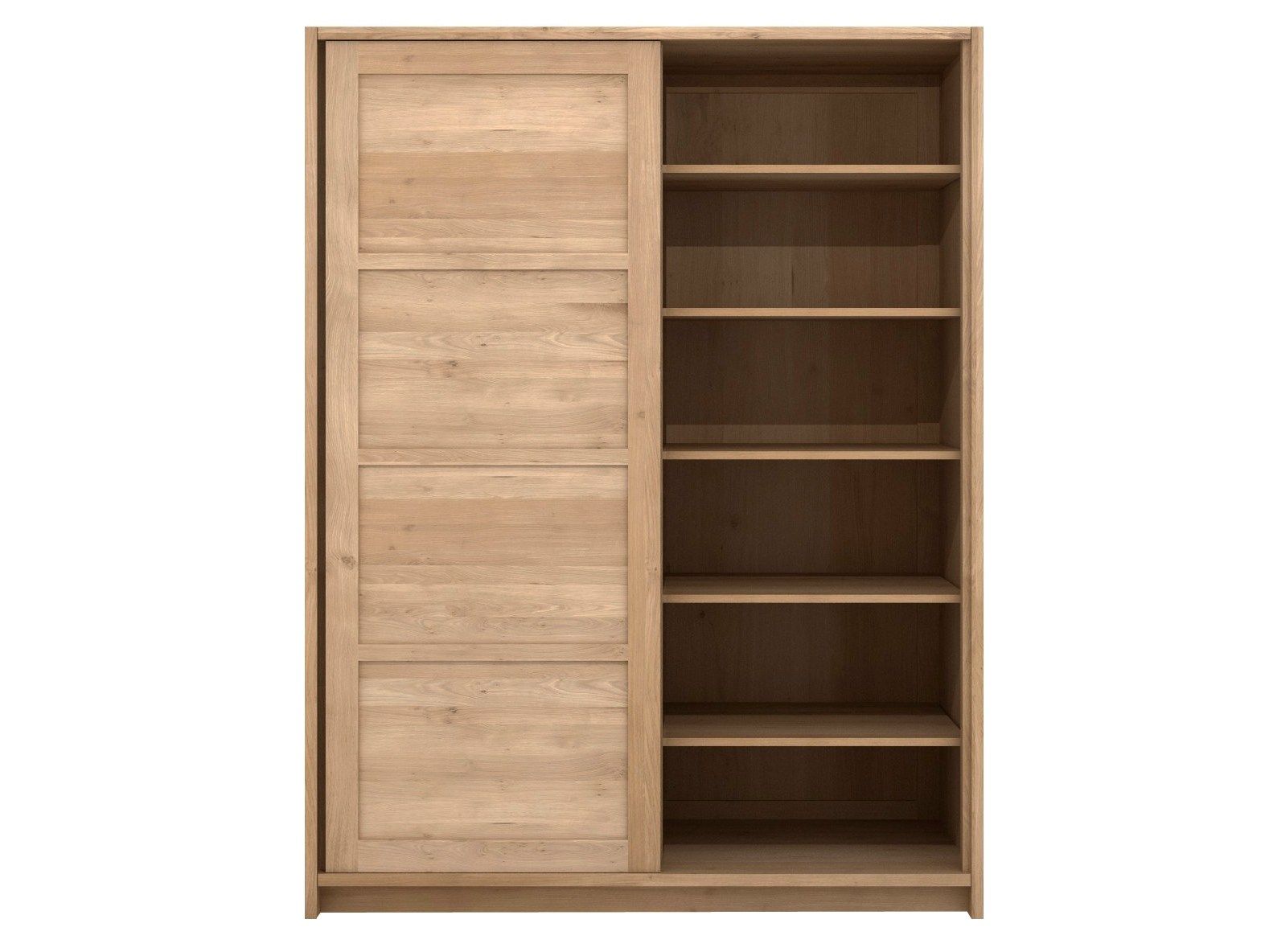 OAK KNOCKDOWN Wardrobe with sliding doors By Ethnicraft