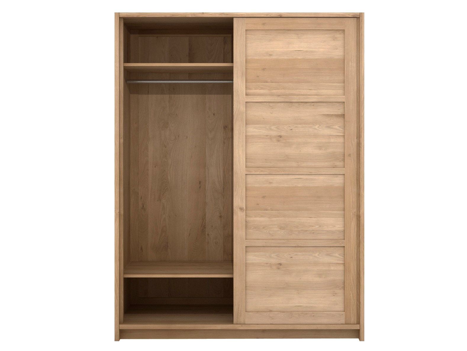 OAK KNOCKDOWN Wardrobe with sliding doors By Ethnicraft