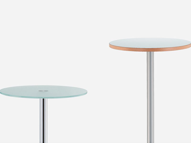 3060 Runder Tisch aus Glas By Brunner