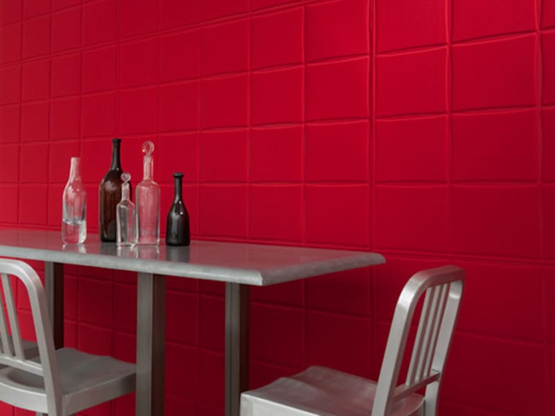 SMOOTH Synthetic material wall tiles By Élitis