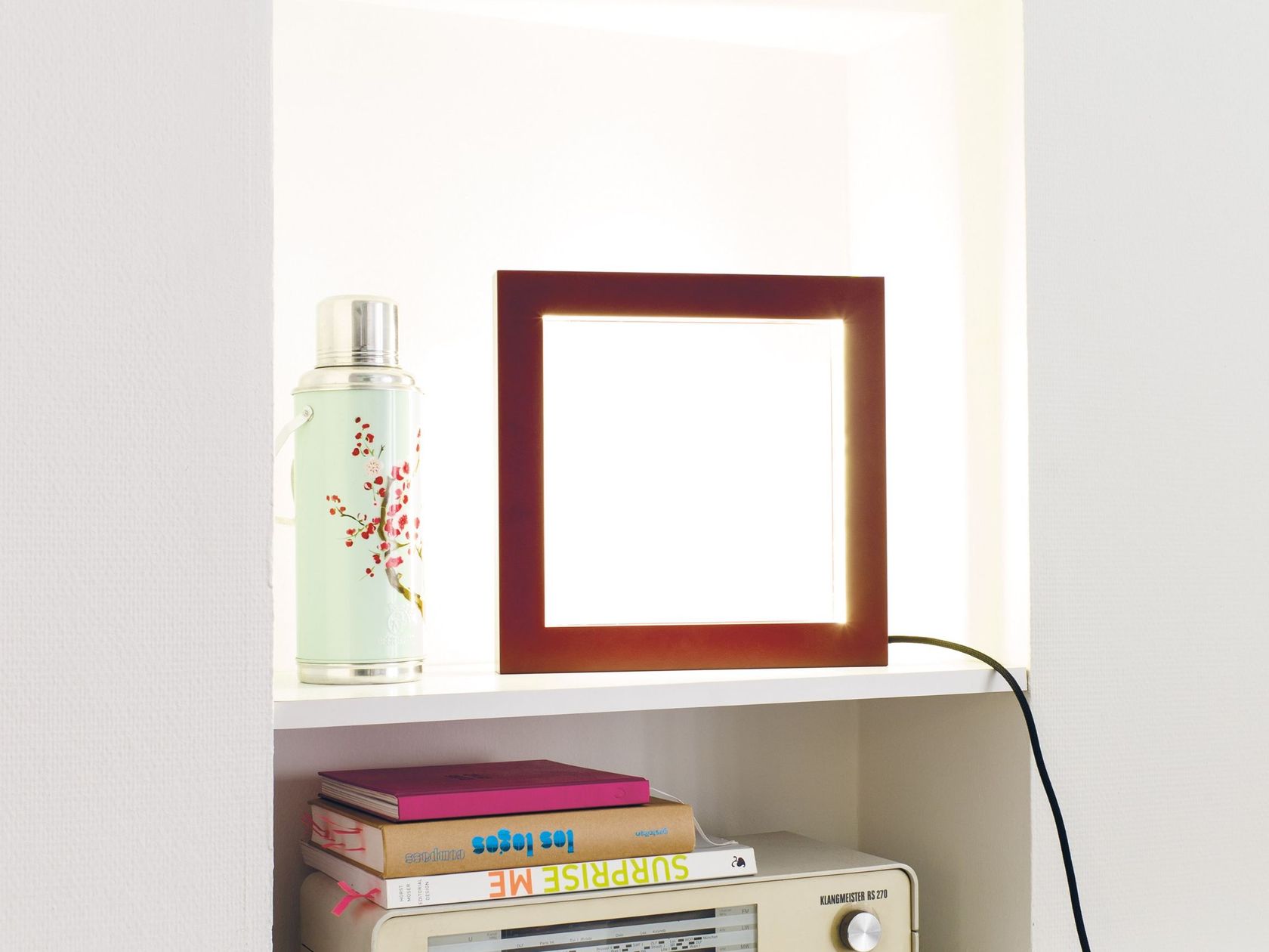 LED aluminium floor lamp FRAME By Schönbuch