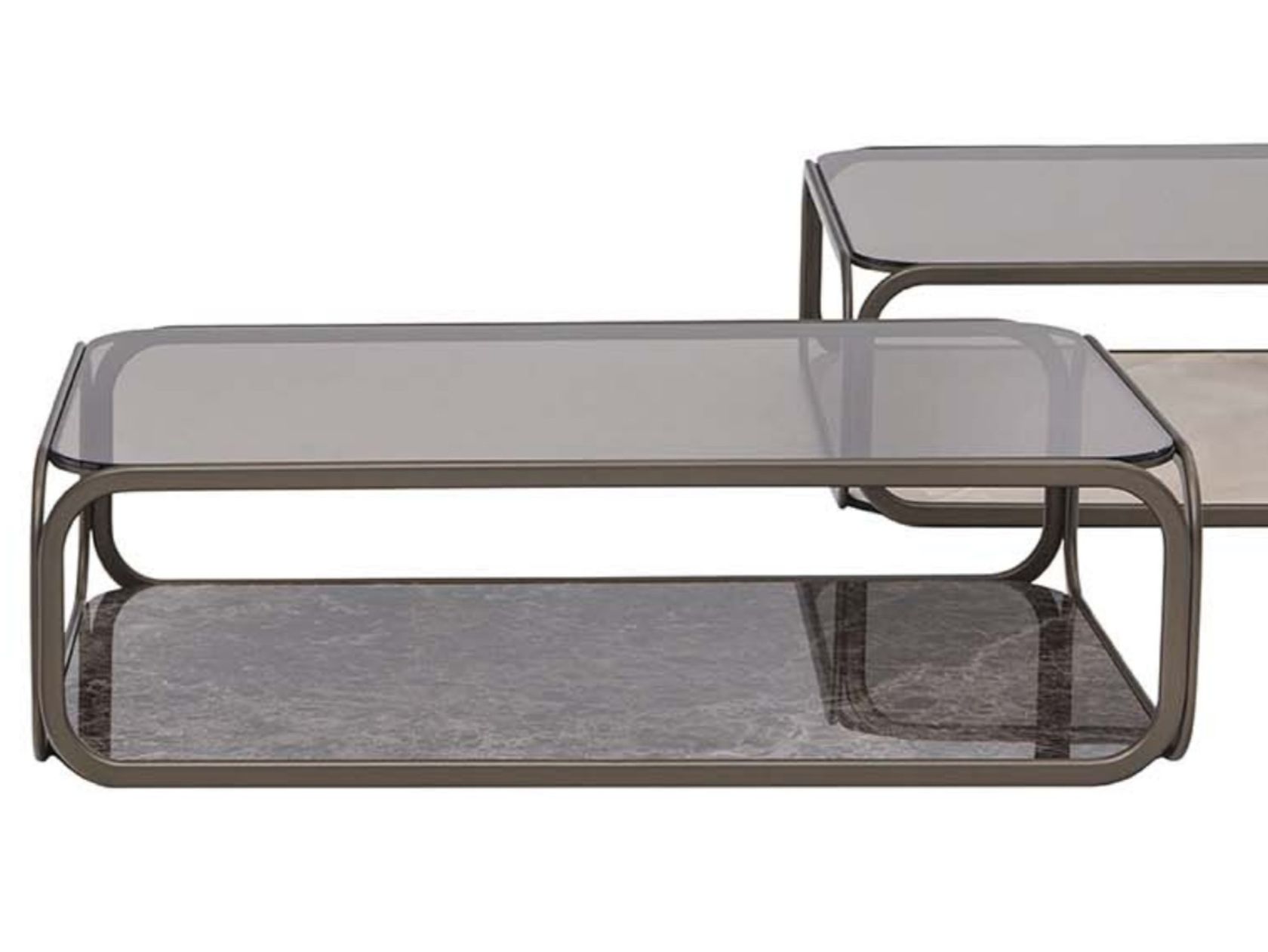 REMIND Rectangular coffee table By Tonin Casa design Opaca Lab