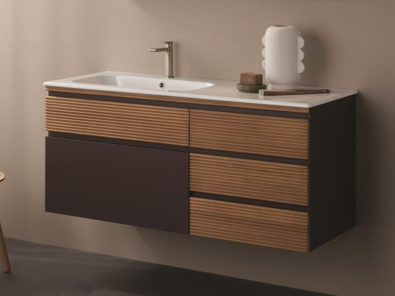 ROOF Wallmounted vanity unit By Gaia Mobili