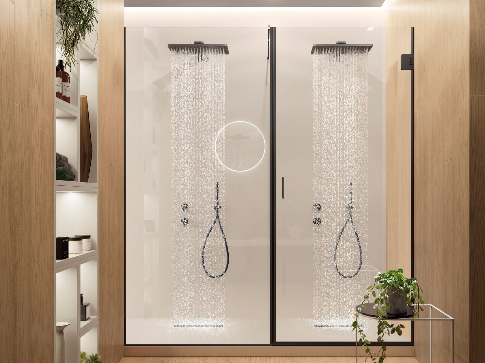 Niche shower cabin Niche crystal shower cabin By GAROFOLI