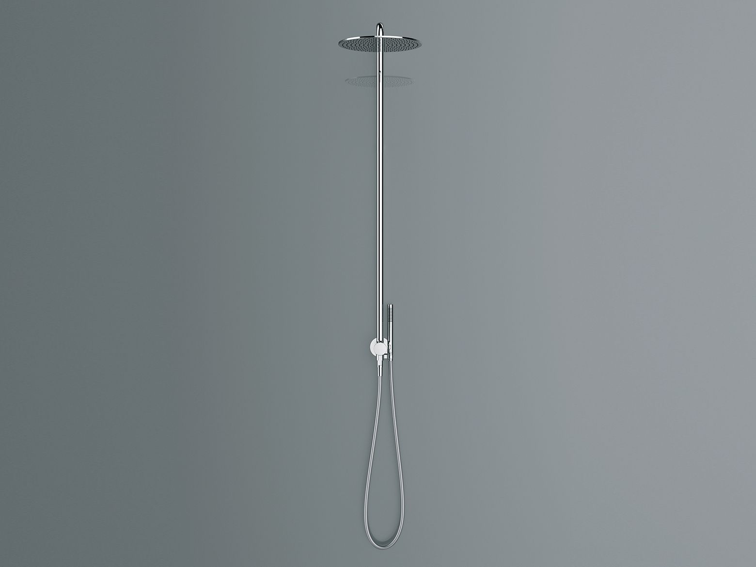 NOW Wallmounted shower panel with diverter By Fantini