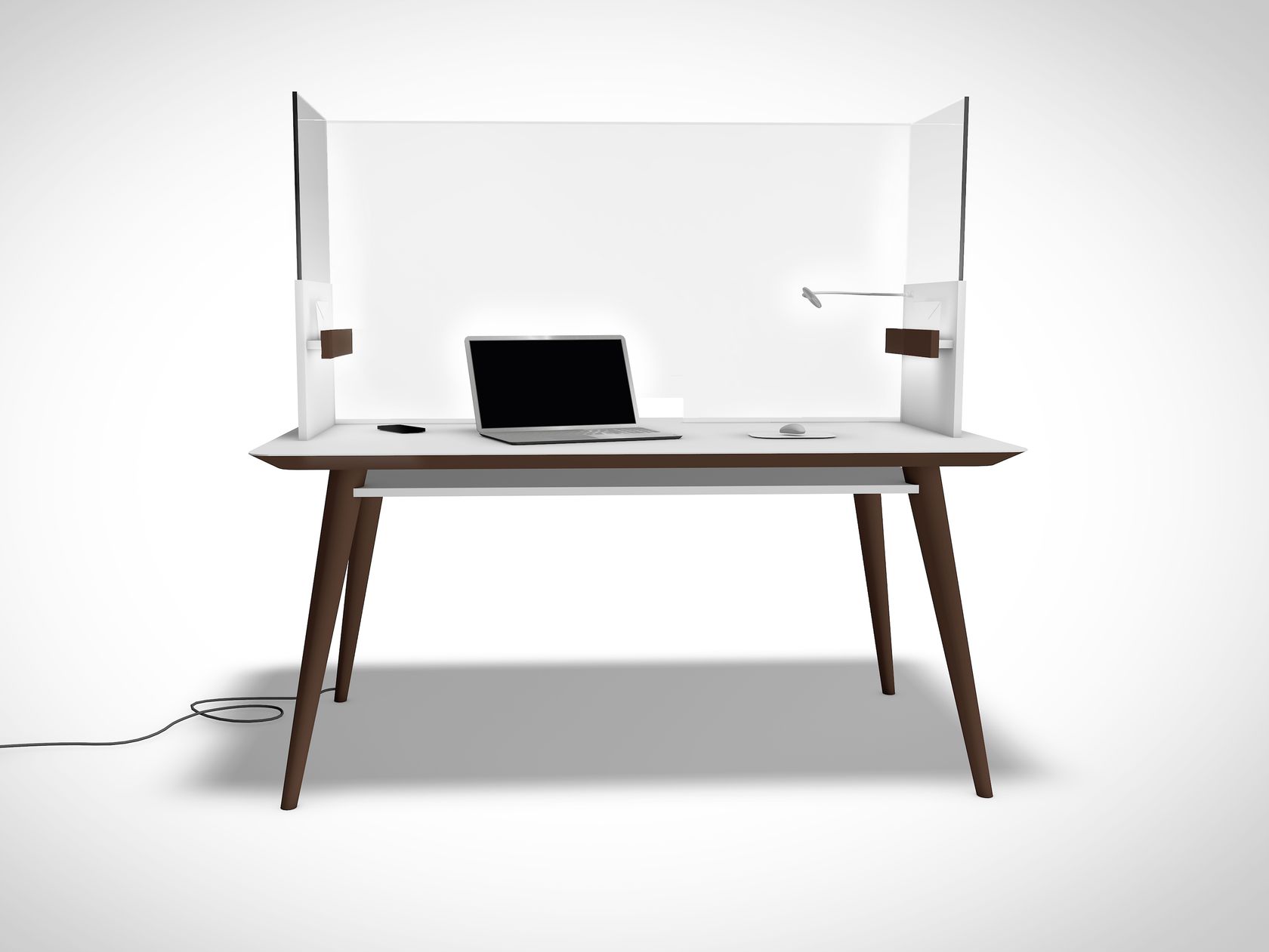 SMARTDESK CONTACT Rectangular workstation desk By ARKOF LABODESIGN ...