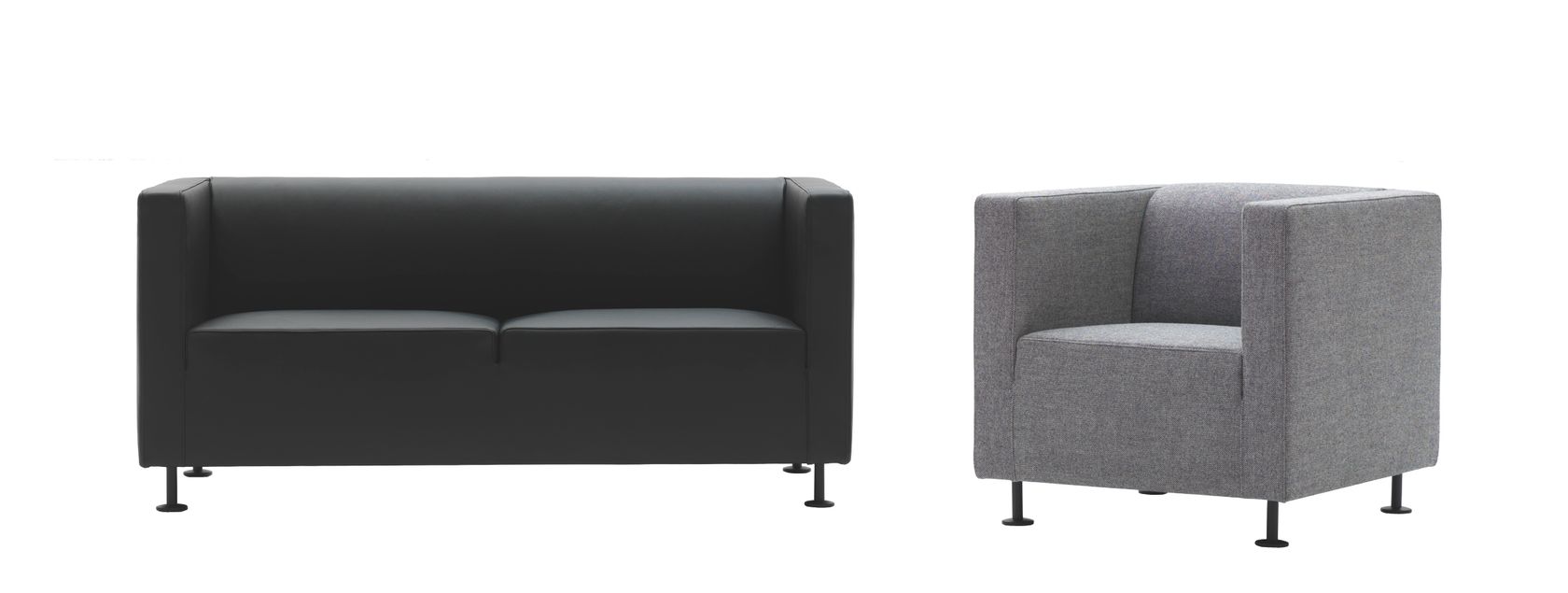 GAMBETTA - Canapé 2 places tissu personnalisable - Vue supplémentaire 1