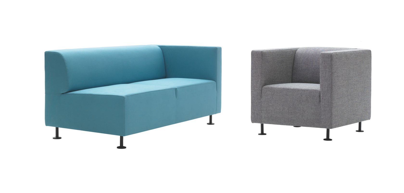 GAMBETTA - Canapé 2 places tissu personnalisable - Vue supplémentaire 3