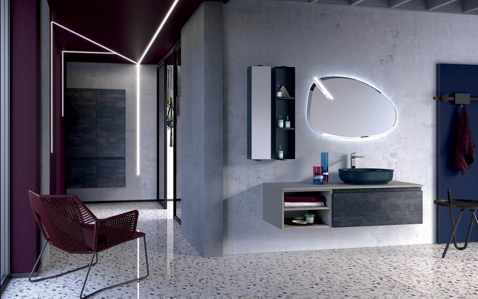 Wallmounted vanity unit with THAI 311 Thai Collection By RAB