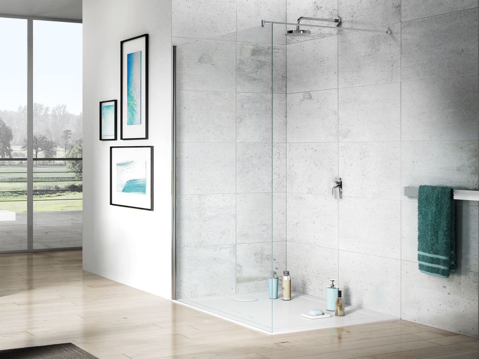 THE ESSENTIALS Walk in shower The Essentials Collection By Jacuzzi