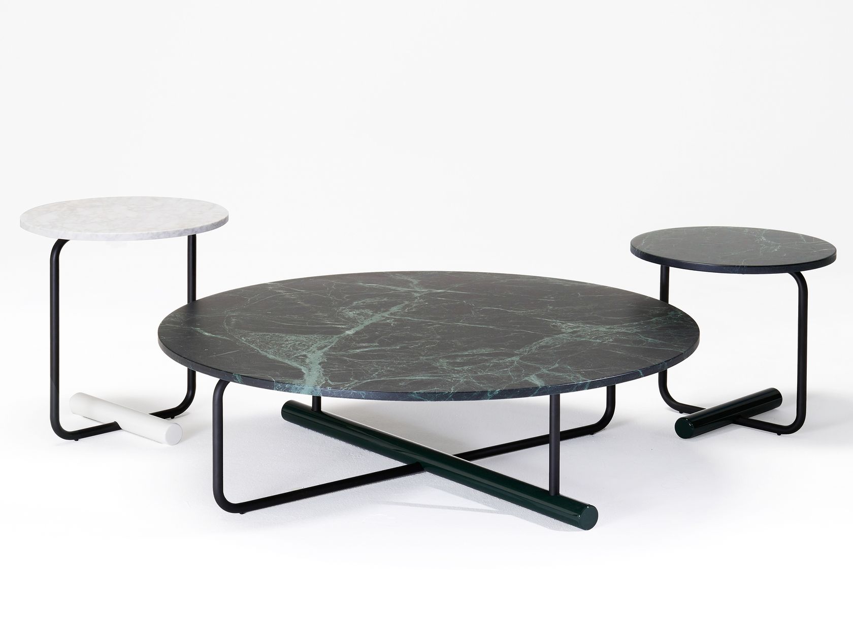 TOTO Round marble coffee table By Zanotta | design Bertrand Lejoly