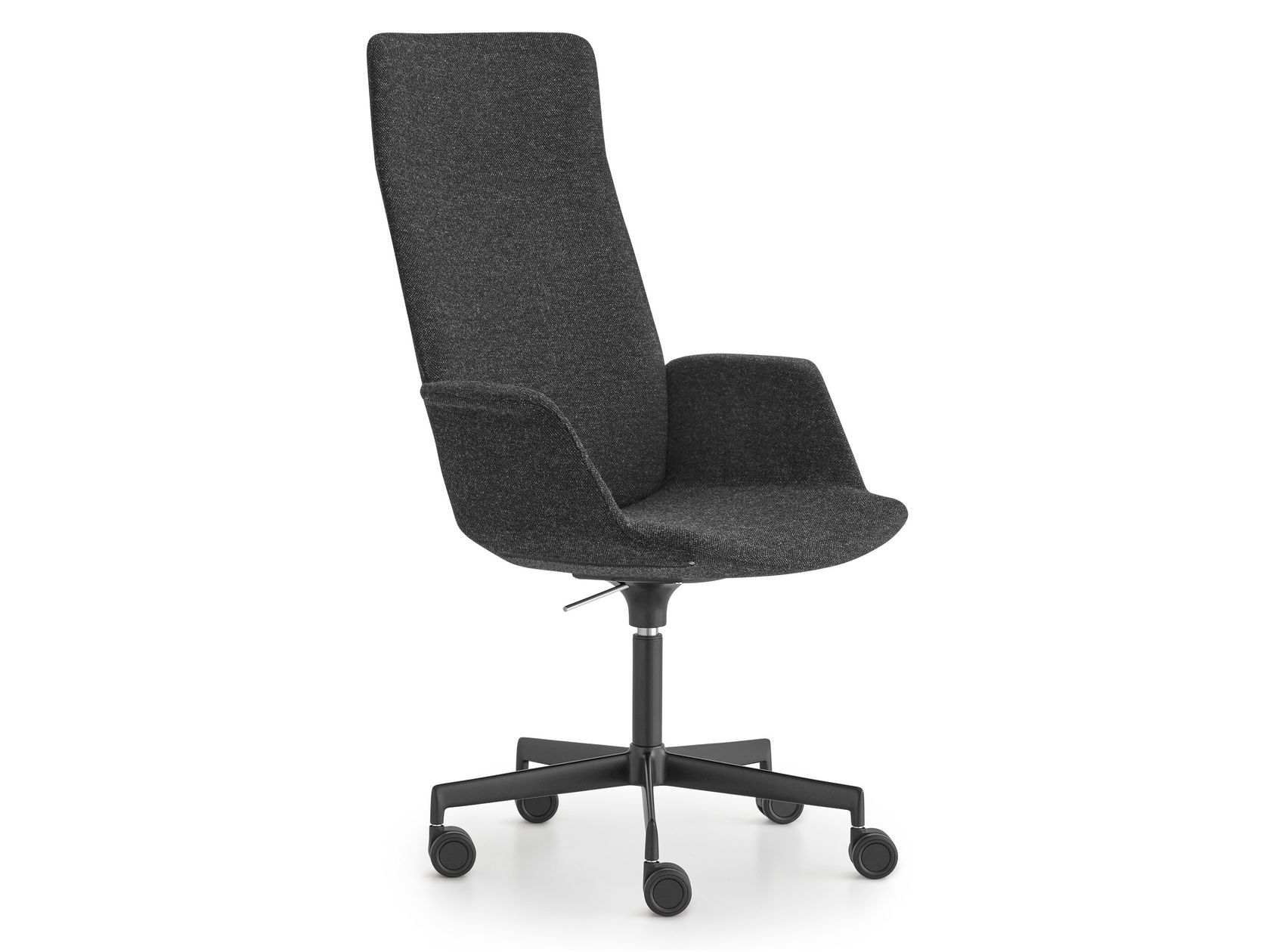 UNO Heightadjustable highback fabric office chair By Lapalma design