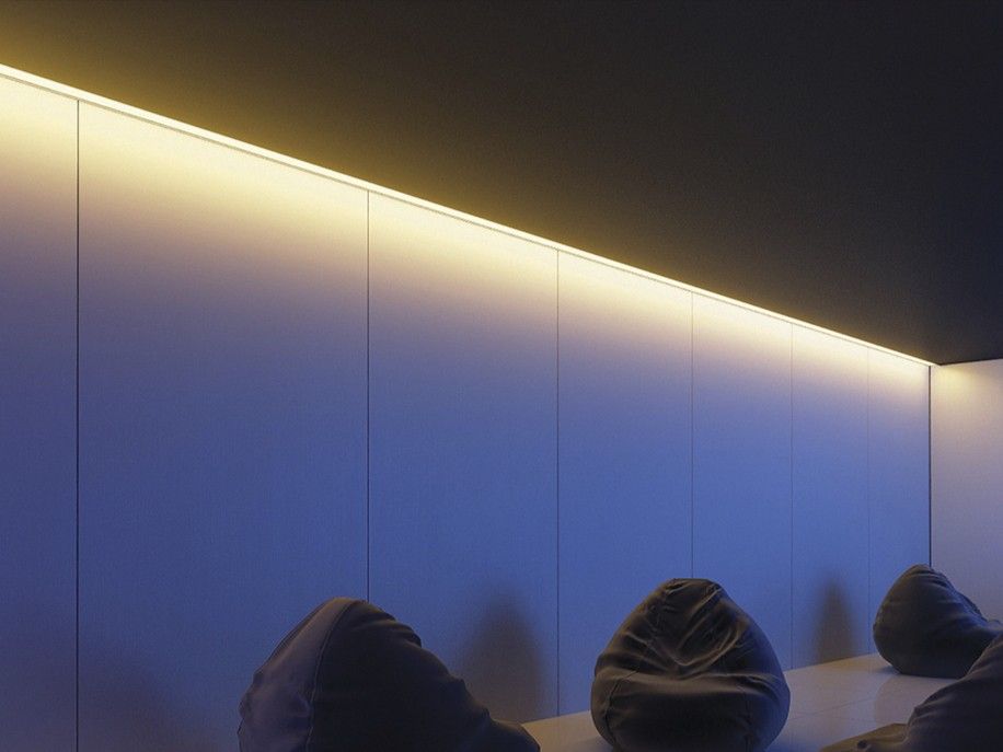 WASHER Aluminium linear lighting profile for LED modules By Essenzialed