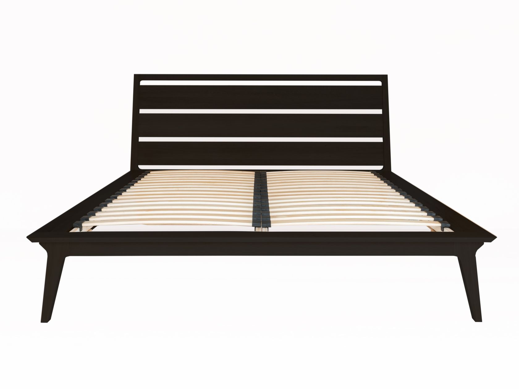 VALENTINE Black stain king size bed By Case design Matthew Hilton