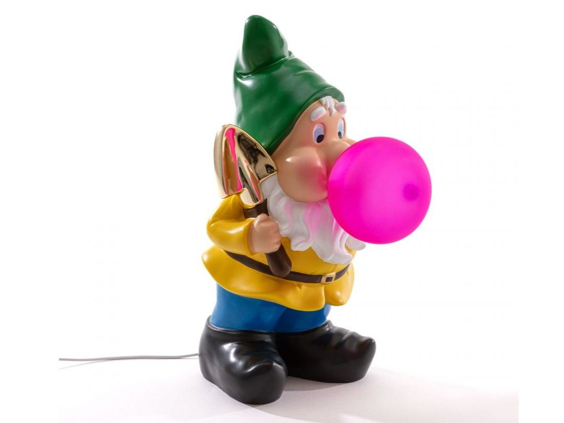 Lampada Seletti Snooping Gummy In Resina - Design Uto Balmoral, Dimmerabile, 18x25x40 Cm