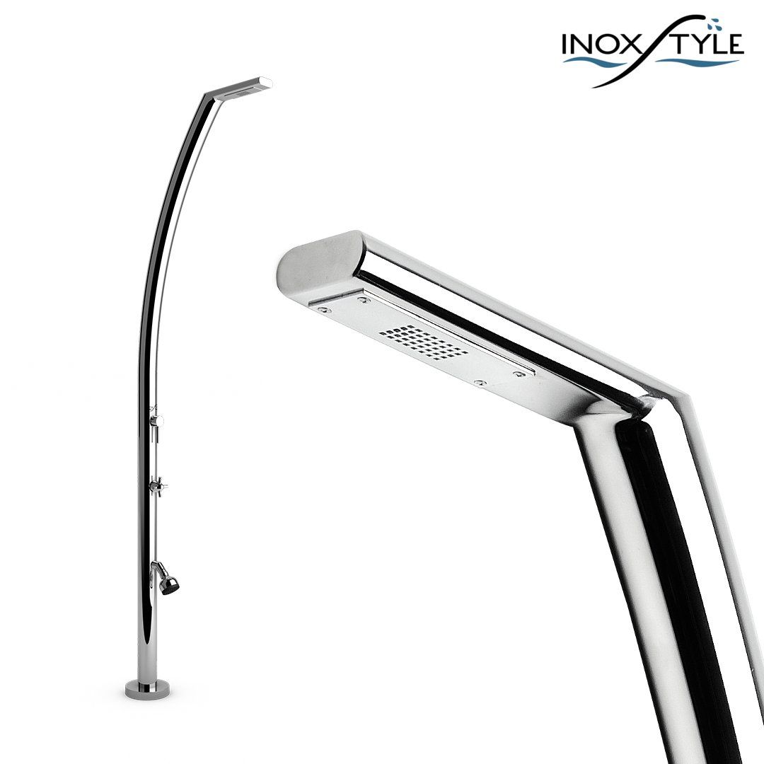 Stainless steel outdoor shower YACHT L Yacht Collection By Inoxstyle